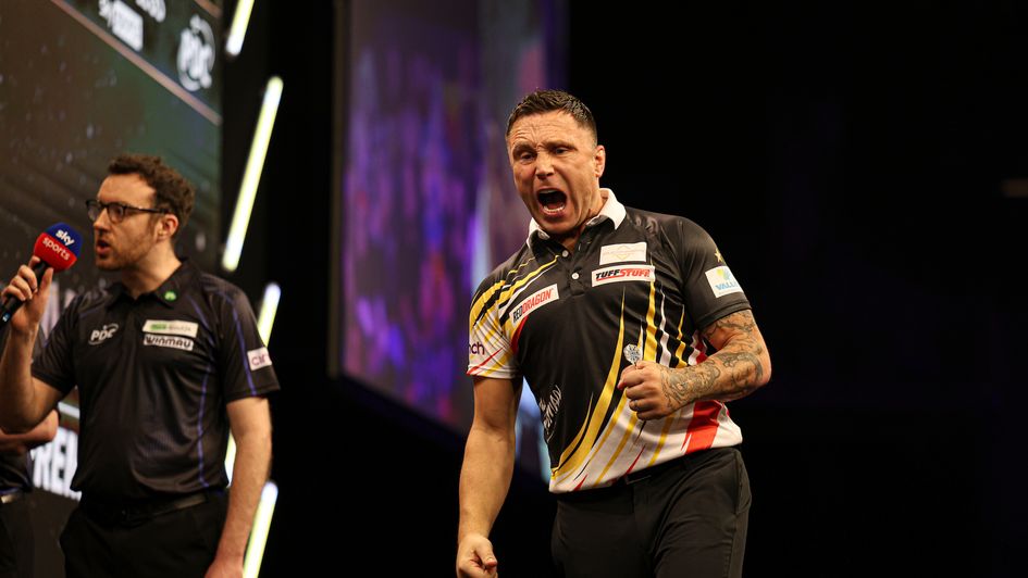 Gerwyn Price scored in Antwerp (Jenny Segers/PDC)
