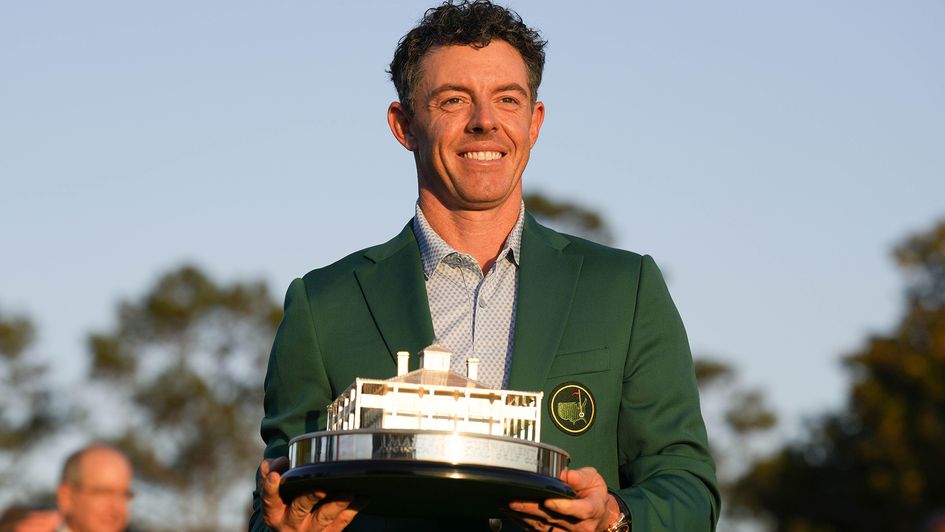Rory McIlroy all smiles in the green jacket once again