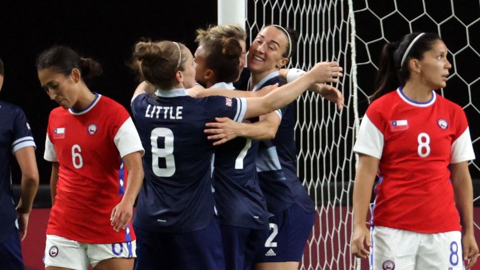 Ellen White scored twice as Team GB cruised past Chile