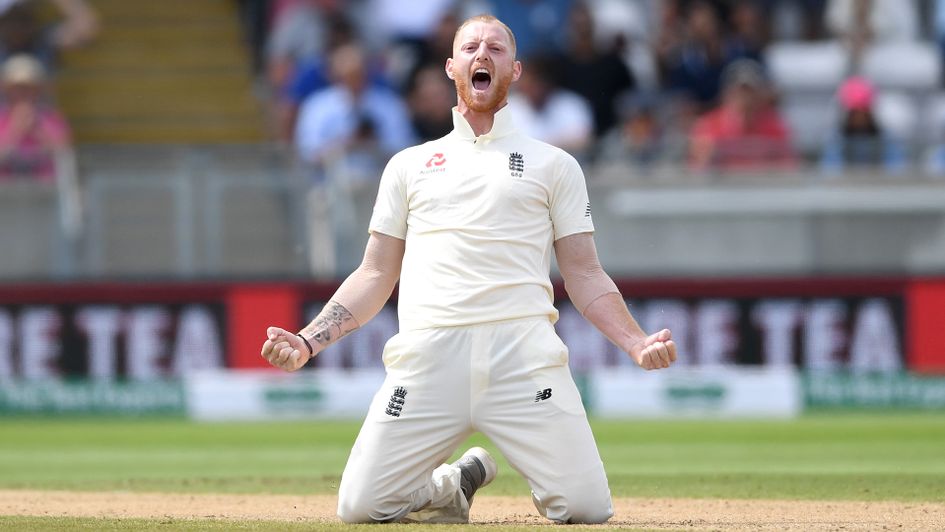 Ben Stokes celebrates
