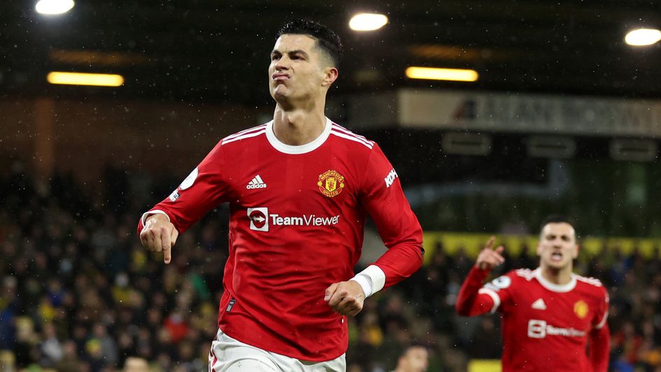 Cristiano Ronaldo scores against Norwich