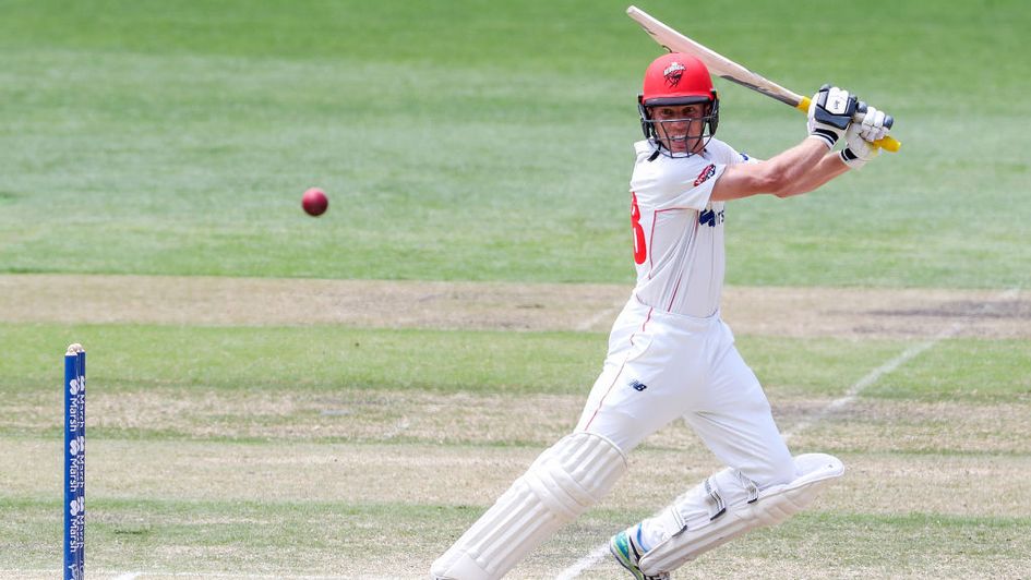 Nathan McSweeney in red-ball action