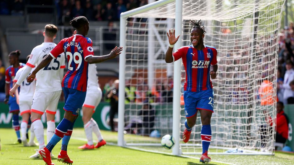 Bowing out? Michy Batshuayi scored a brace on what could have been his last Crystal Palace appearance