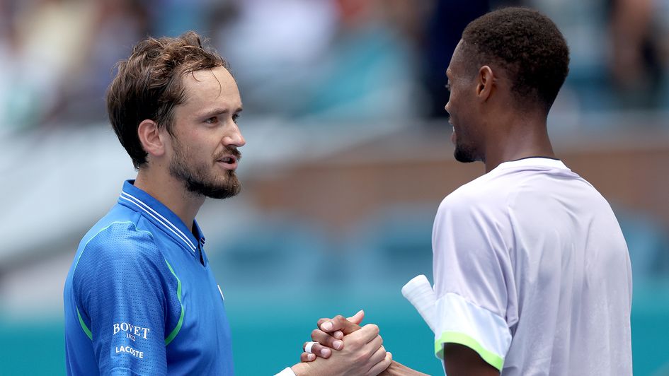 Daniil Medvedev and Christopher Eubanks