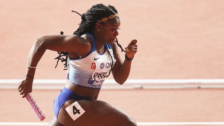 Asha Philip: GB ace in action in the 4x100 metres relay heats at the 2019 World Athletics Championships