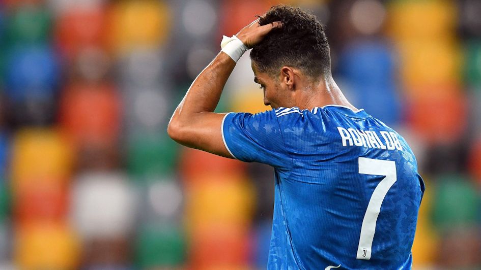 Cristiano Ronaldo after Juventus concede a late winner against Udinese
