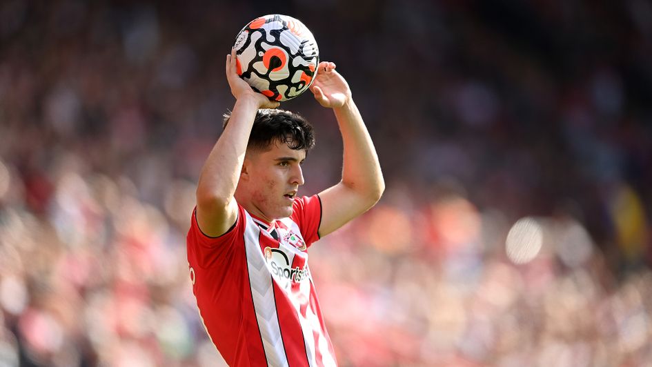 Valentino Livramento in action for Southampton