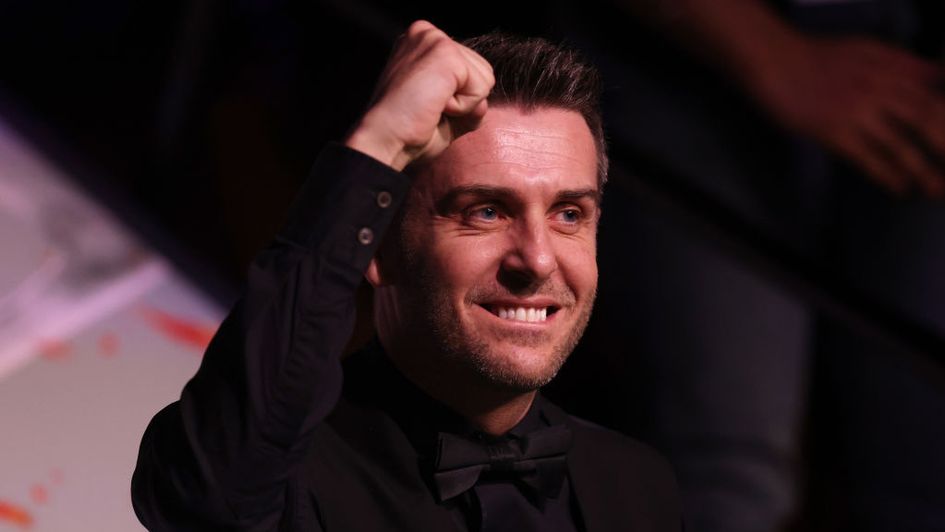 Mark Selby enjoys the maximum moment