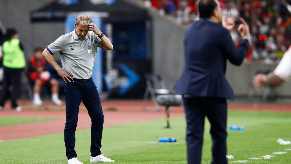 South Korea head coach Jurgen Klinsmann