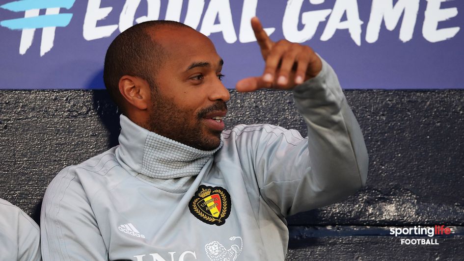 Thierry Henry is the assistant manager of Belgium