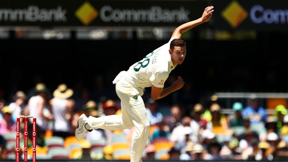 Josh Hazlewood picked up a side strain in the first Test