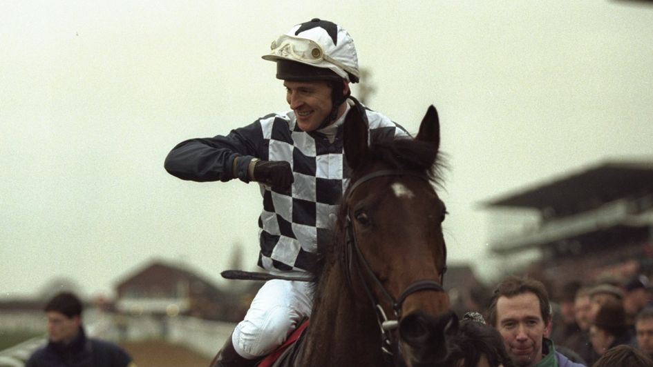 Graham Bradley returns after winning the Champion Hurdle on Collier Bay