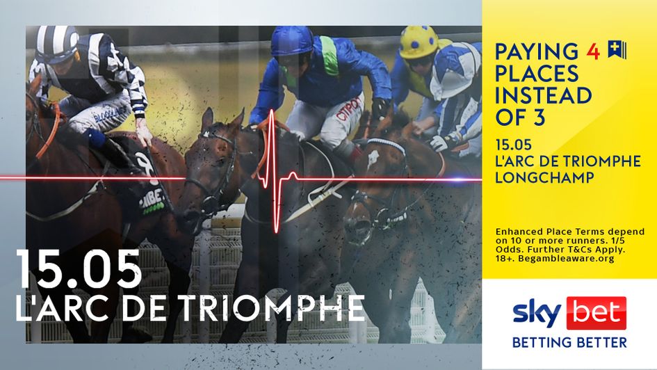 Sky Bet paying 4 places in the Arc