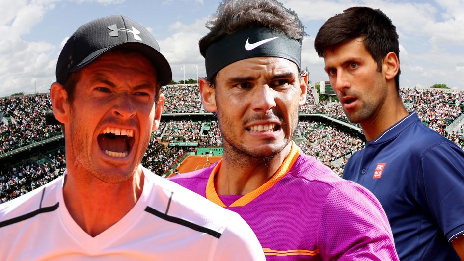 Murray, Nadal and Djokovic