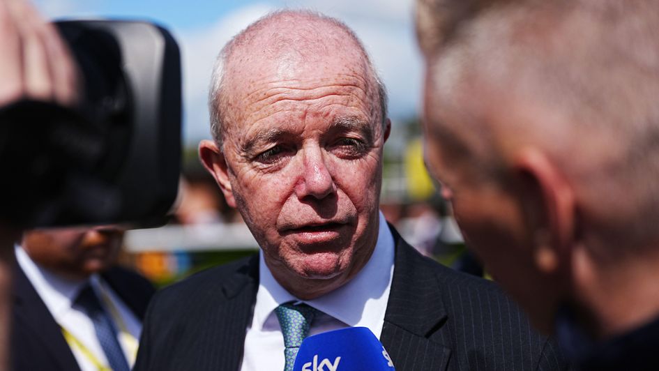 Trainer Karl Burke at Newbury