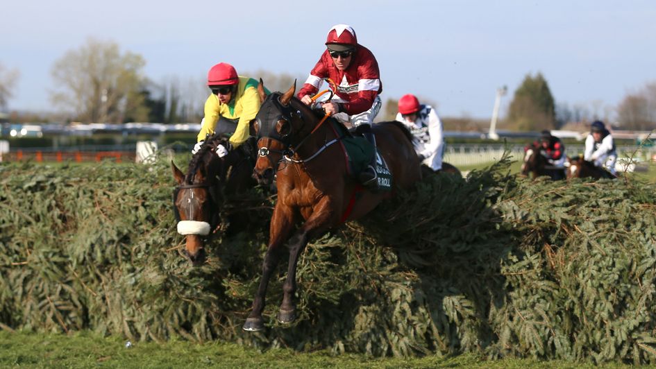 Tiger Roll jumps the last before winning a second Grand National