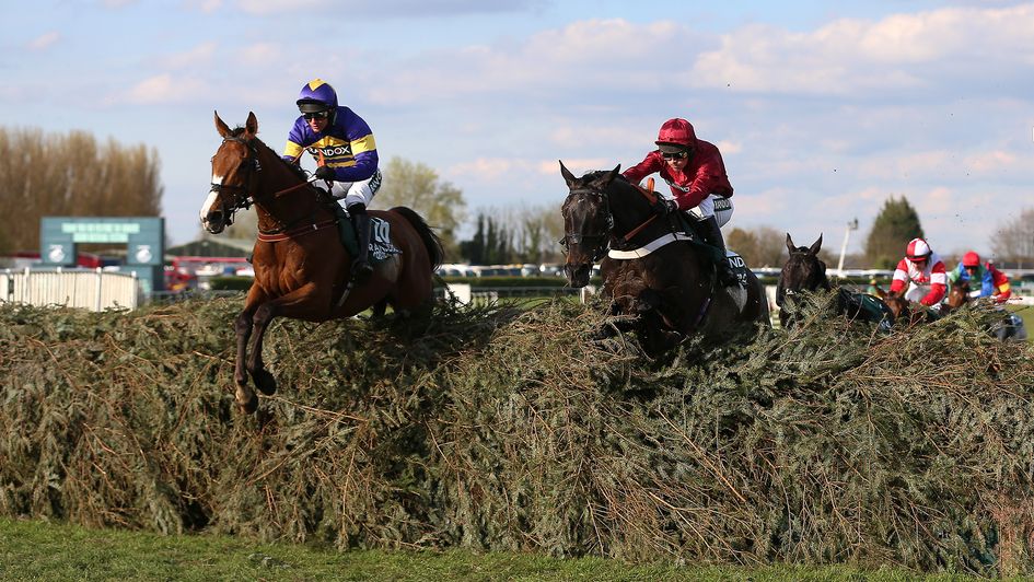 Corach Rambler jumps to the front in the Grand National