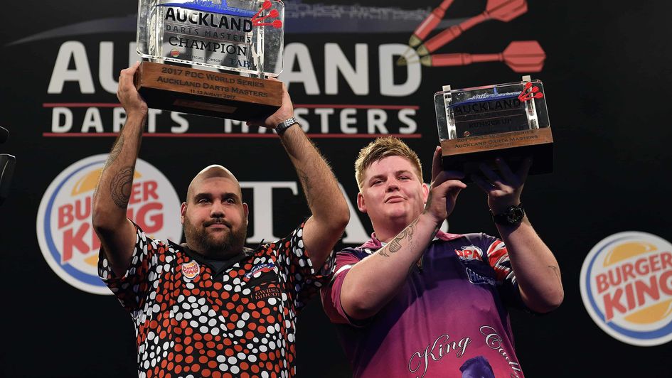 Kyle Anderson and Corey Cadby (Photosport/PDC)