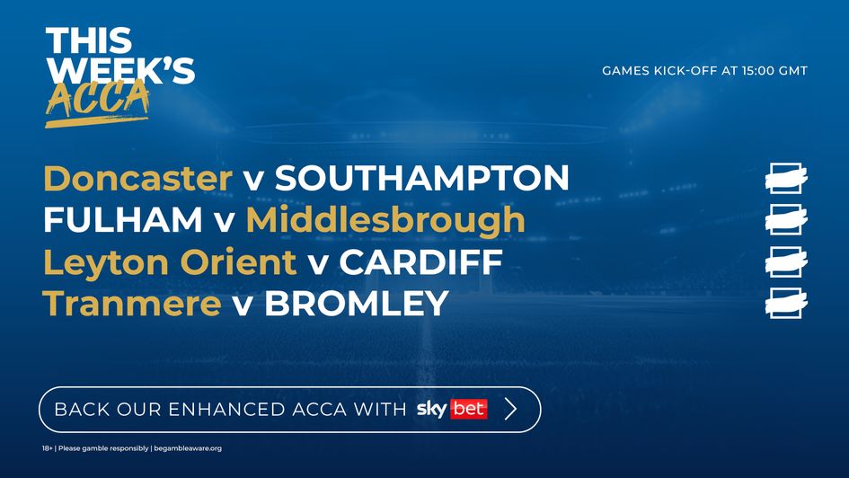 This Week's Acca - January 10