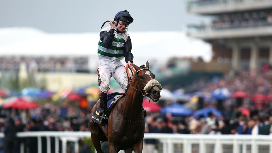 Oisin Murphy celebrates as Dashing Willoughby wins at Royal Ascot