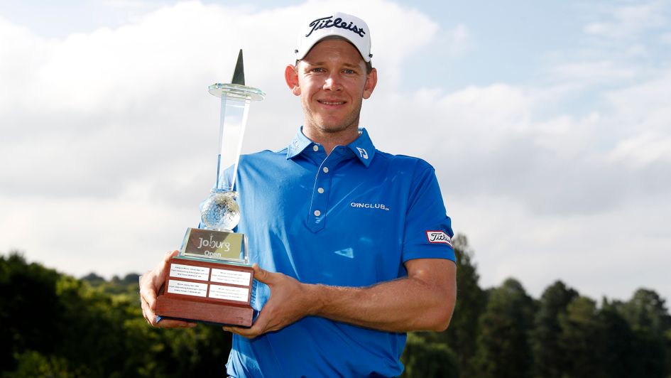 Denmark’s Joachim B Hansen with the trophy