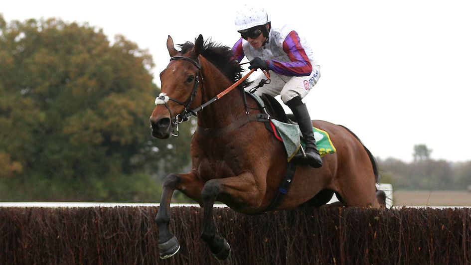 Bravemansgame jumps for fun at Wetherby