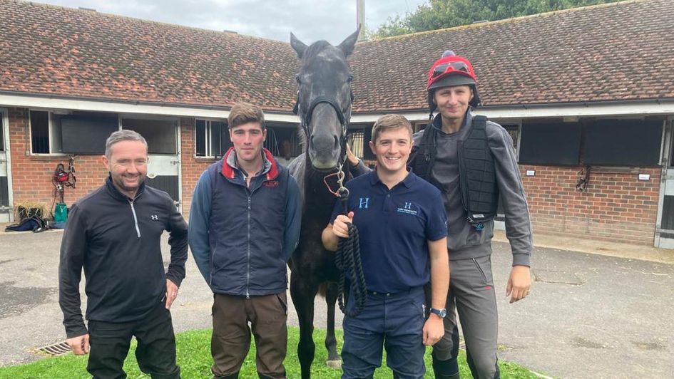 Harry Derham and his team