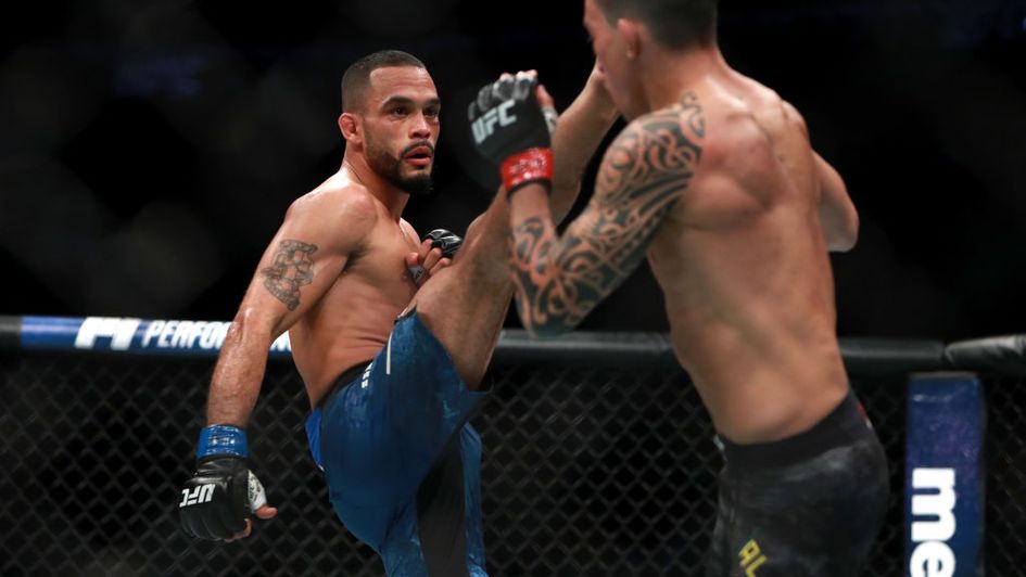 Rob Font (kicking) can win in this weekend's main event