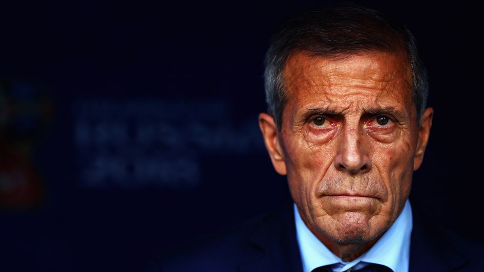 Uruguay coach Oscar Tabarez