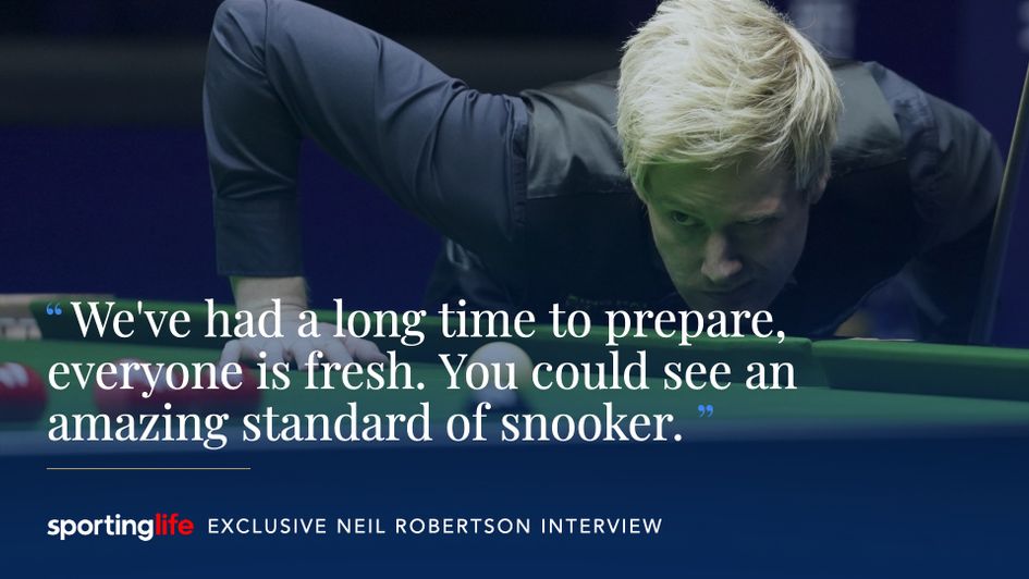 Nick Metcalfe speaks to Neil Robertson