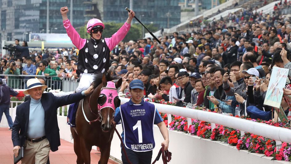 Beauty Generation returns in triumph (courtesy of Hong Kong Jockey Club)