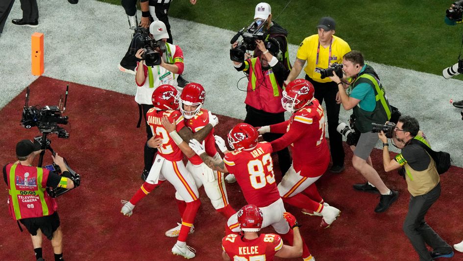 Elation for the Kansas City Chiefs