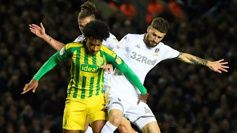 Leeds taking on West Brom at Elland Road in the Sky Bet Championship