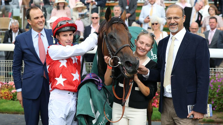 Al Nayyir pictured with winning connections at York