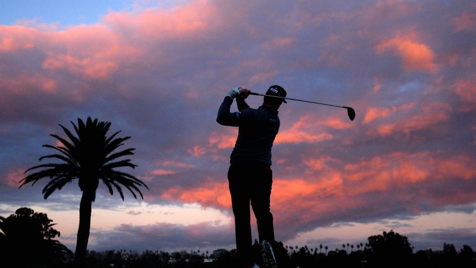 Charley Hoffman in action at Riviera Country Club