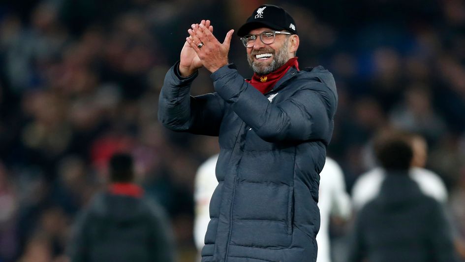 Jurgen Klopp: Liverpool boss celebrates their Premier League victory at Crystal Palace