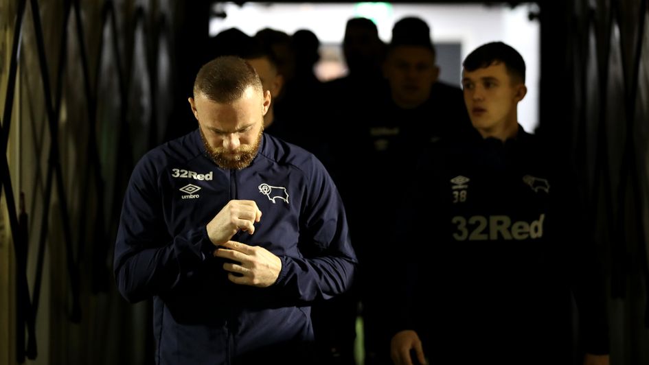 Wayne Rooney ahead of Derby's game against Northampton
