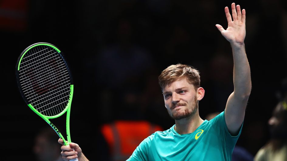 David Goffin: Will face Federer in the semi-finals