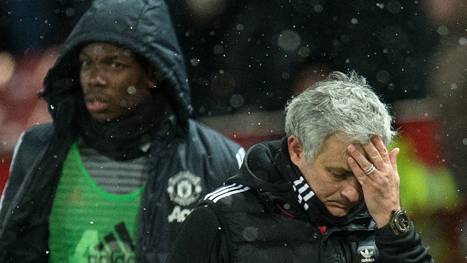 Paul Pogba and Jose Mourinho's relationship appears to be on the rocks