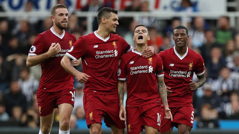 Philippe Coutinho & Liverpool celebrate