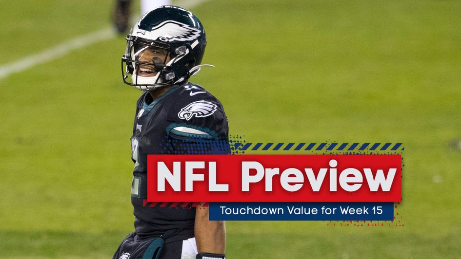Matt Temple-Marsh picks out his value touchdown scorers for Week 15 in the NFL