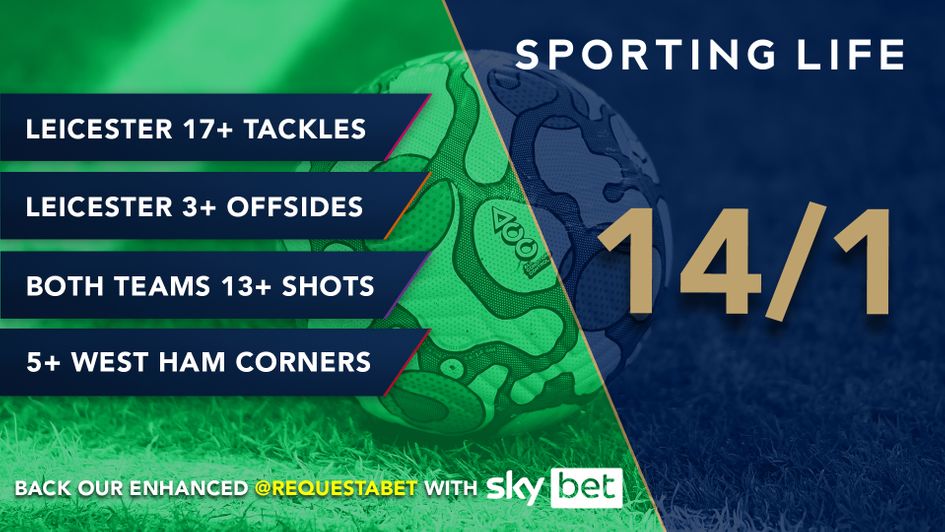 Sporting Life's RAB for Leicester v West Ham