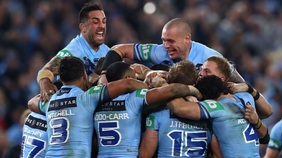 New South Wales celebrate