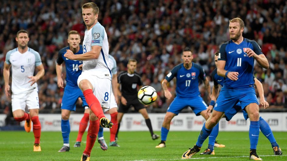 Eric Dier scores for England