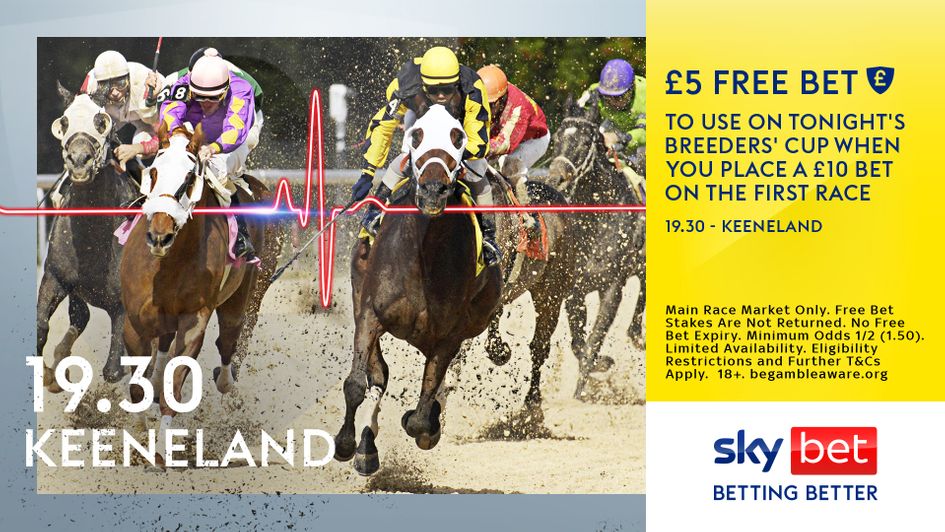 Check out Sky Bet's big Breeders' Cup offer