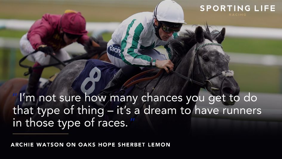 Sherbet Lemon caused a shock at Lingfield