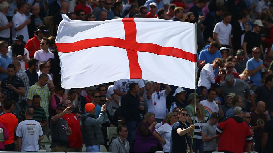England fans at Edgbaston