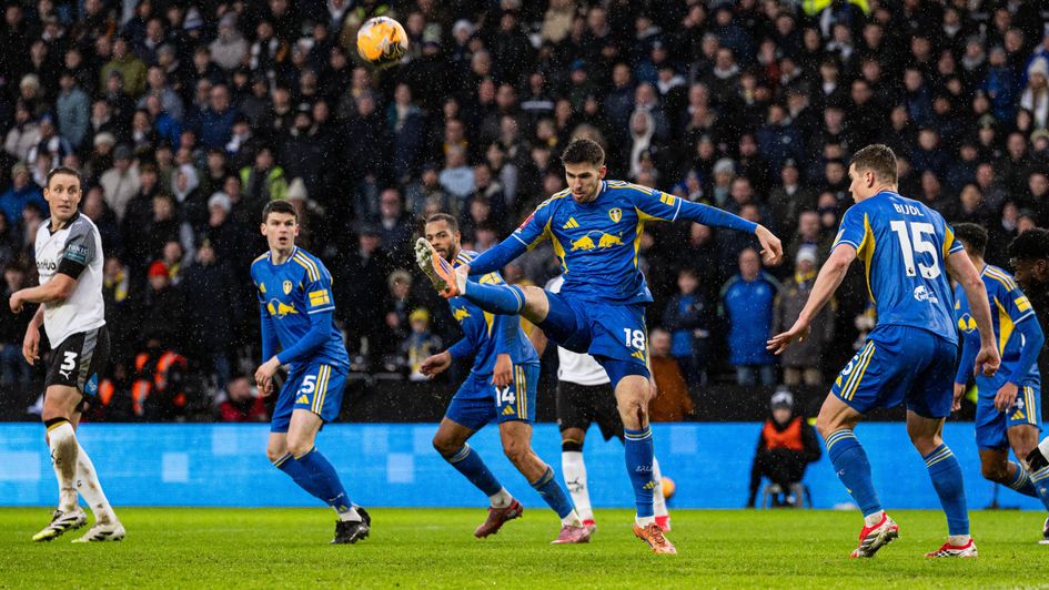 Leeds beat Derby in the third round of the FA Cup