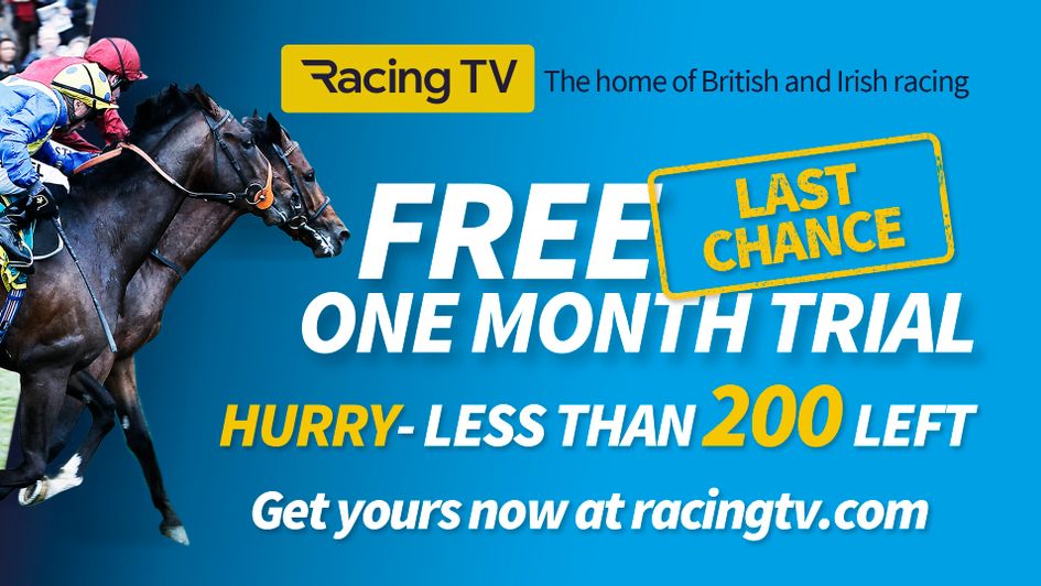 Last chance for free one month trial of Racing TV