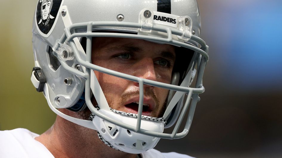 Derek Carr of the Las Vegas Raiders